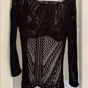 Zara knitwear black sweater